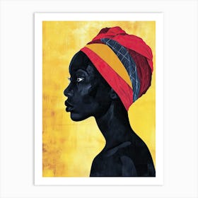 The African Woman; A Boho Shanty Art Print