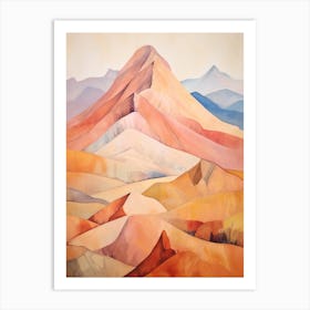 Mount Ossa Australia 2 Mountain Painting Art Print