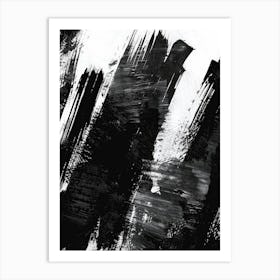 Abstract Brush Strokes 11 Art Print