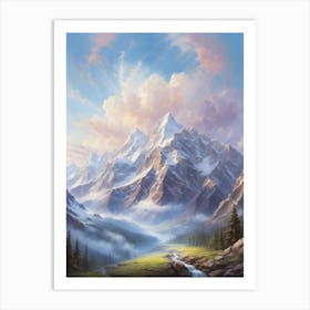 Mountain Landscape Art Print