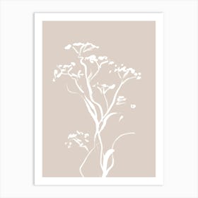 Lily Of The Valley Scandinavian Abstract Art Print