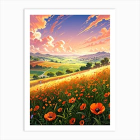 Poppies Art Print