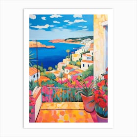 Ibiza Spain 2 Fauvist Painting Art Print