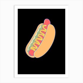 Hot Dog Art Print