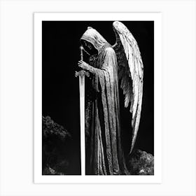 Angel Of Death 1 Art Print