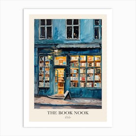 Oslo Book Nook Bookshop 1 Poster Art Print