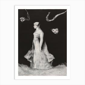 Haunting (1893—1894), Odilon Redon Art Print