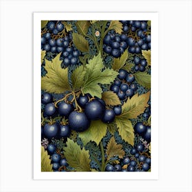 Blackcurrants Art Print