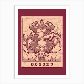 Bosses Art Print