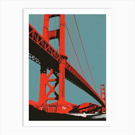 Golden Gate Bridge Canvas Print 1 Art Print