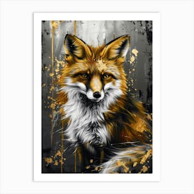 Gold Fox 1 Art Print