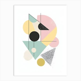 Abstract Geometric Shapes 3 Art Print