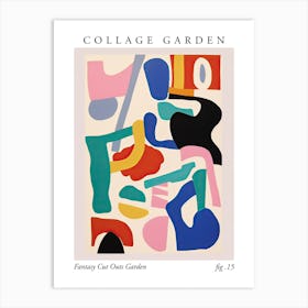 Collage Garden 15 Art Print