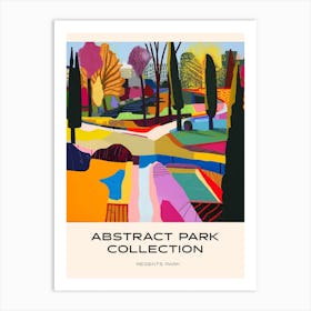 Abstract Park Collection Poster Regents Park London 3 Art Print