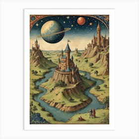 Castle In The Sky Art Print