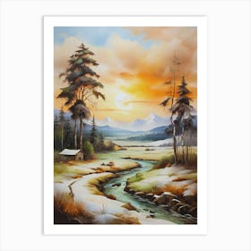 Winter Landscape 43 Art Print