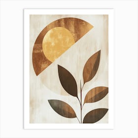 Sun And Leaf 2 Art Print