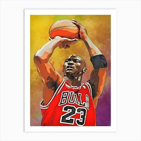 Michael Jordan 2 Art Print