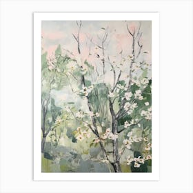 Grenn Trees In The Woods 5 Art Print