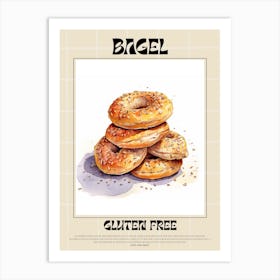 Gluten Free Bagel 1 Art Print