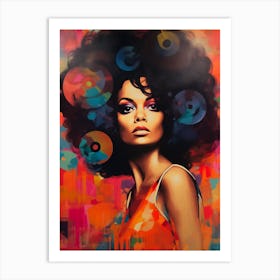 Diana Ross (2) Art Print