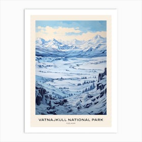 Vatnajkull National Park Iceland 6 Poster Art Print