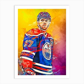 Connor Mcdavid 3 Art Print