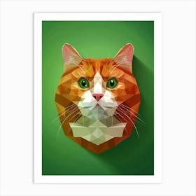 Polygonal Cat Art Print