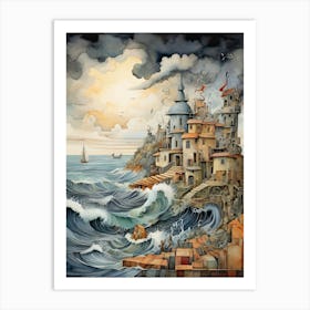 City On The Sea Art Print