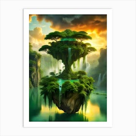 Tree Island Art Print