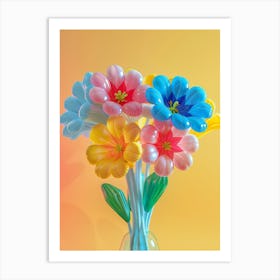 Dreamy Inflatable Flowers Forget Me Not 2 Art Print
