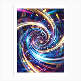 Abstract Spiral Background 1 Art Print