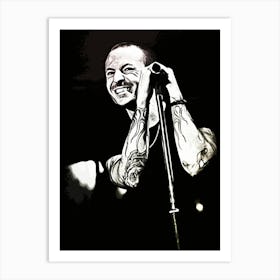 chester bennington likin park 6 Art Print