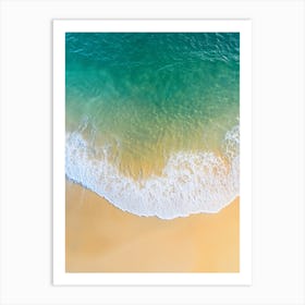 Aerial View Of A Beach 120 Art Print