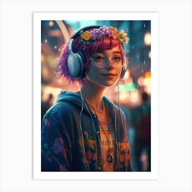 Lofi Girls Art Print