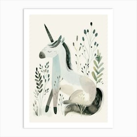 Charming Nursery Kids Animals Pony 1 Art Print