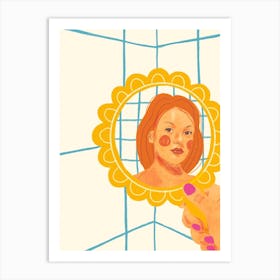 In The Mirror Art Print