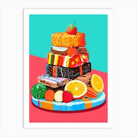 Retro Sweet Treats Pop Art Inspired Art Print