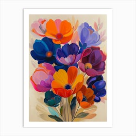 Flowers In A Vase 21 Art Print