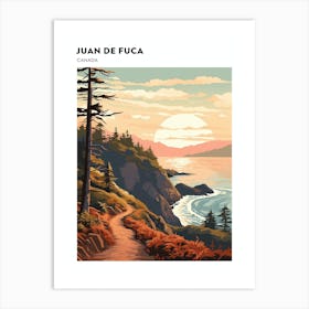Juan De Fuca Marine Trail Canada 3 Hiking Trail Landscape Poster Art Print