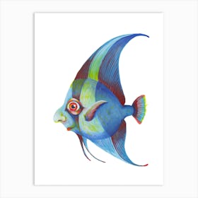 Smelly Fish Weird Creatures Art Print
