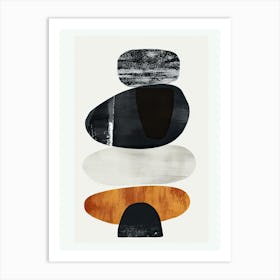 Thakhek Stone Park Bauhaus Minimalist Art Print