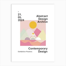 Abstract Design Archive Poster 41 Art Print
