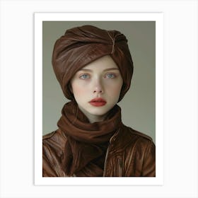 woman with Turban Art Print