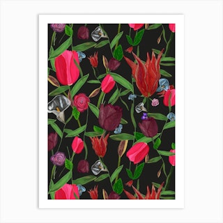 Hibiscus Exotic Garden Art Print