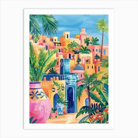 Moroccan Village 4 Art Print