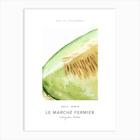 Honeydew Melon Le Marche Fermier Poster 4 Art Print