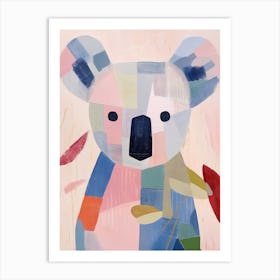 Playful Illustration Of Koala For Kids Room 4 Art Print