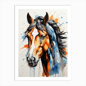 Horse Painting 3 Art Print