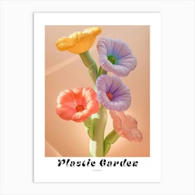 Dreamy Inflatable Flowers Poster Hollyhock 3 Art Print